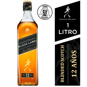 AA-01 Whisky JOHNNIE WALKER Black Label Botella 1L