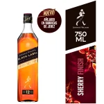 AA-01 Whisky JOHNNIE WALKER Black Label Sherry Botella 750ml
