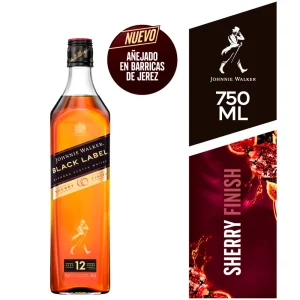 AA-01 Whisky JOHNNIE WALKER Black Label Sherry Botella 750ml